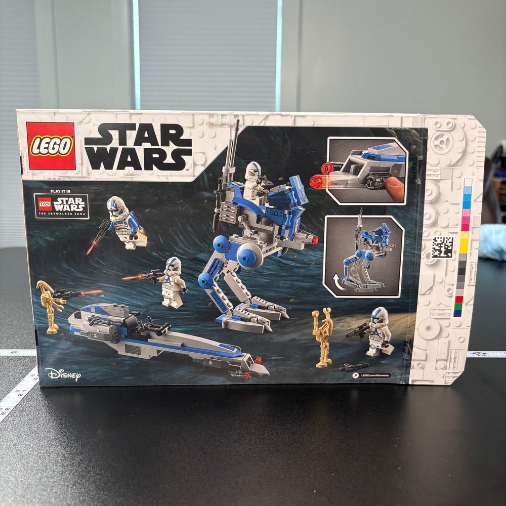 LEGO Star Wars 501st Legion Clone Troopers 75280 Blue White 285 Pcs Set